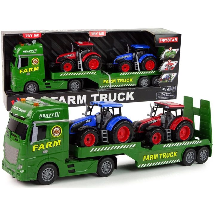 Ūkio transporto rinkinys su garsais ir šviesomis
