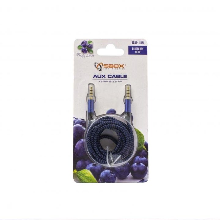 Garso kabelis Xbox 3,5 mm į 3,5 mm, 1,5 m, mėlynas