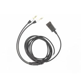 Tellur QD į 2 × Jack 3,5 mm adapterio laidas