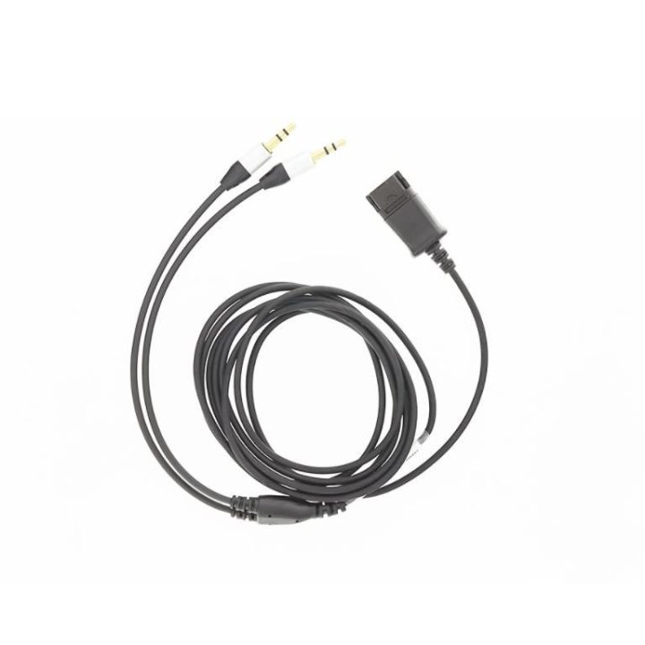 Tellur QD į 2 × Jack 3,5 mm adapterio laidas