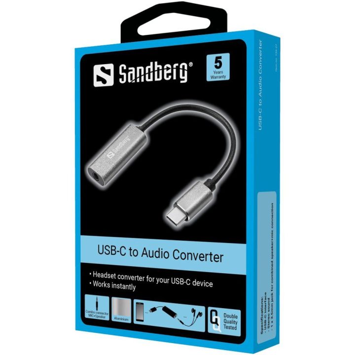 USB-C garso adapteris Sandberg 136-27