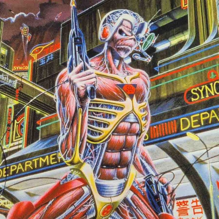 Žaidimų pelės kilimėlis MAT-XXL Iron Maiden