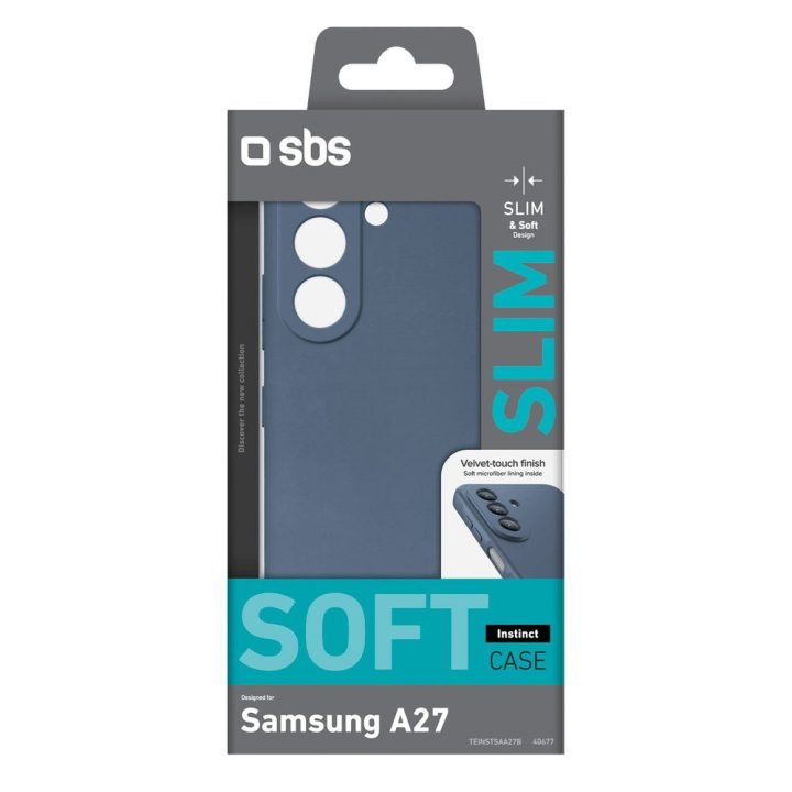 Dėklas Samsung Galaxy A27 telefonui SBS Instinct, mėlynas
