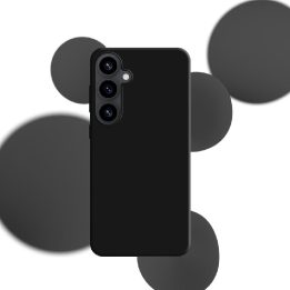 Silikoninis dėklas Samsung Galaxy S25+ – juodas