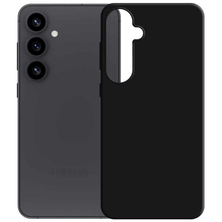 Silikoninis dėklas Samsung Galaxy S25+ – juodas