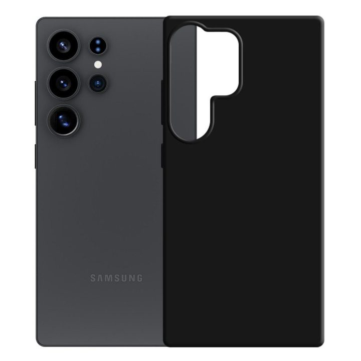 Silikoninis dėklas Samsung Galaxy S25 Ultra – juodas