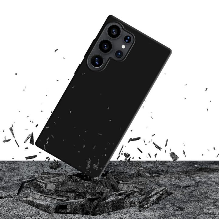 Silikoninis dėklas Samsung Galaxy S25 Ultra – juodas