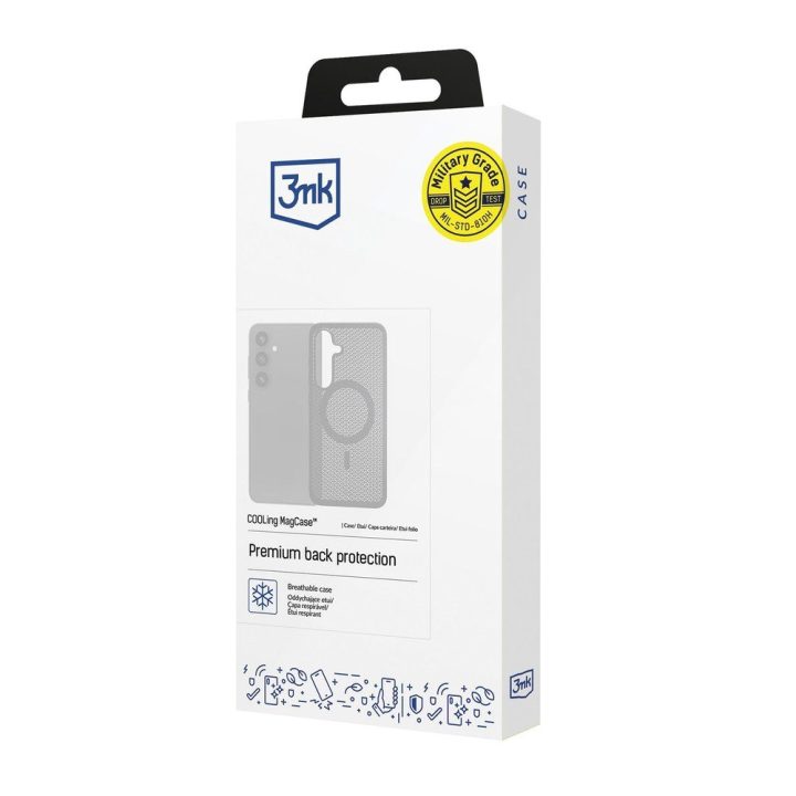 Dėklas Samsung Galaxy S25+ 3mk COOLing MagCase juodas