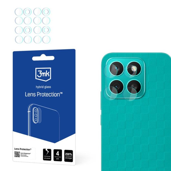 Hibridinis apsauginis stiklas kamerai 3mk Lens Protection Honor X8c