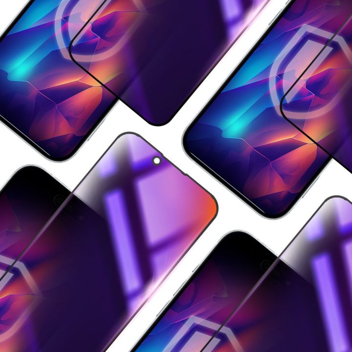 Apsauginis privatumo stiklas 3mk Rainbow Privacy, skirtas Apple iPhone 16e
