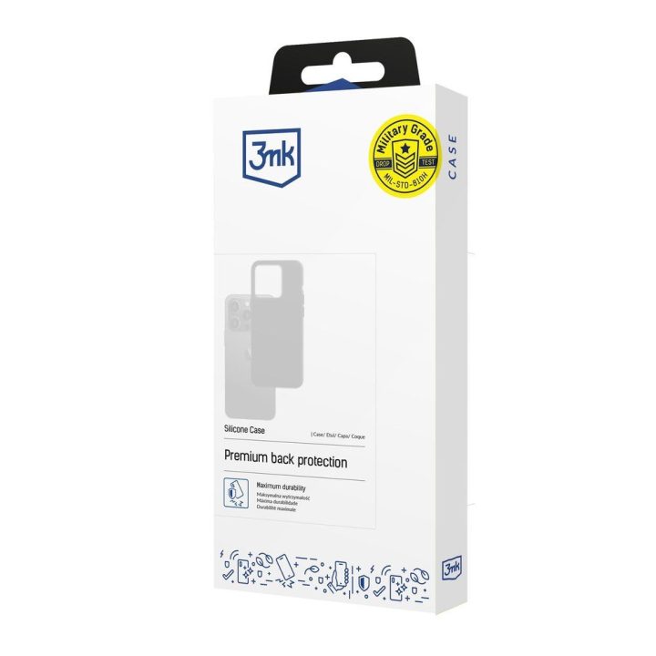Juodas silikoninis dėklas Xiaomi Redmi Note 14 5G