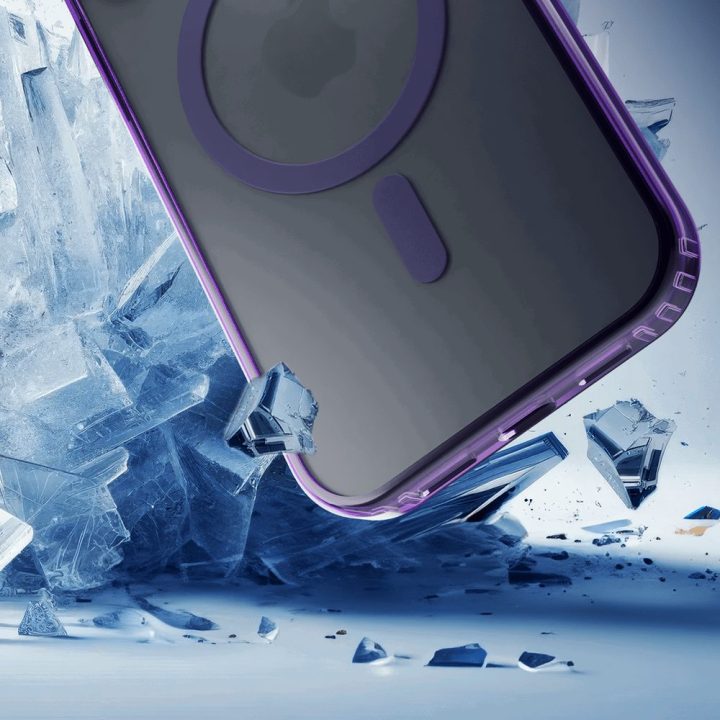 Violetinis dėklas Apple iPhone 16E 3mk Frosty MagCase