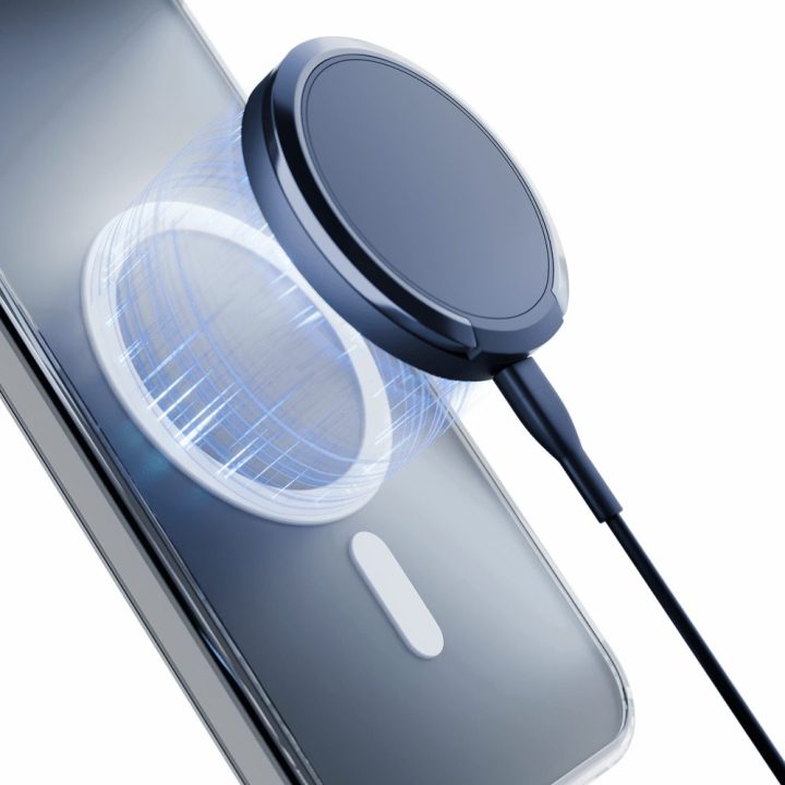 Dėklas 3mk Frosty MagCase Apple iPhone 16E telefonui, baltas