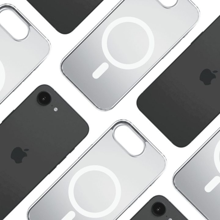 Dėklas 3mk Frosty MagCase Apple iPhone 16E telefonui, baltas
