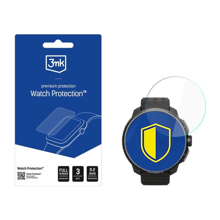 Apsauginis stiklas „3mk Watch Protection FlexibleGlass“ Suunto Race (49 mm)