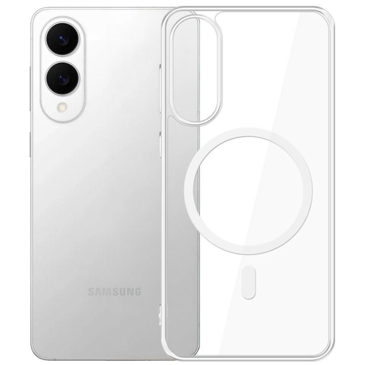 Skaidrus dėklas Samsung Galaxy S25 Edge 3mk MagCase