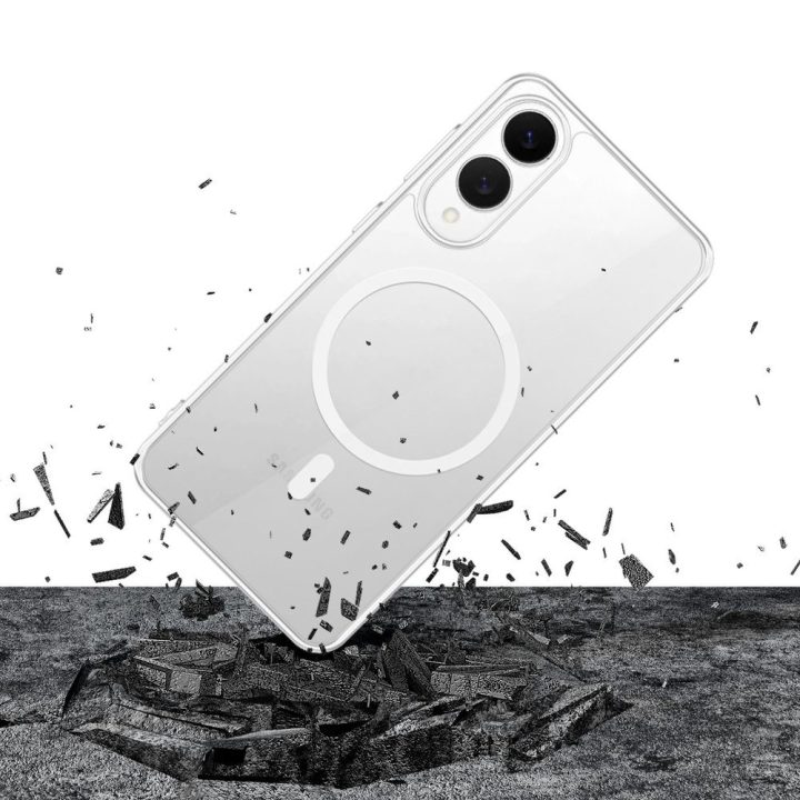 Skaidrus dėklas Samsung Galaxy S25 Edge 3mk MagCase