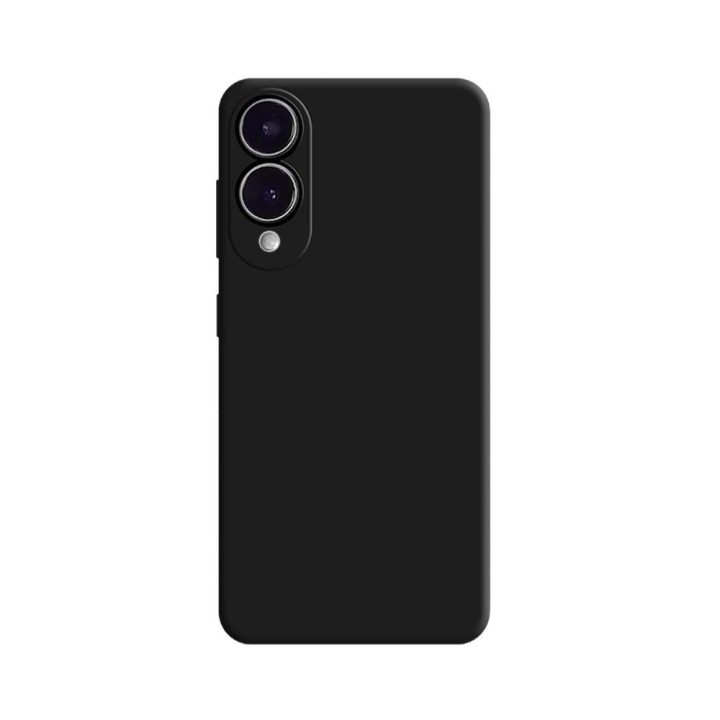 Silikoninis dėklas Samsung Galaxy S25 Edge – juodas