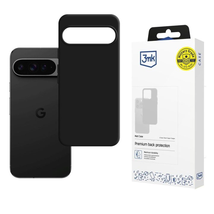 Dėklas 3mk Matt Case Google Pixel 10 Pro XL, juodas