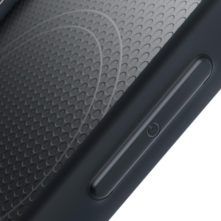 Juodas dėklas Apple iPhone 16 Pro Max telefonui 3mk Hardy Silicone MagCase
