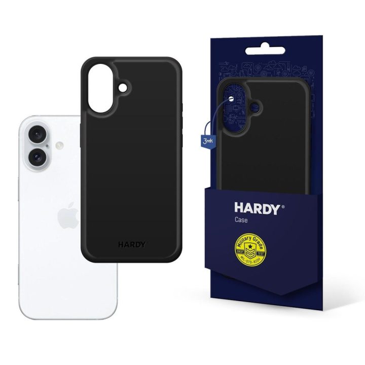 Dėklas Apple iPhone 16 Plus HARDY Silicone MagCase, juodas