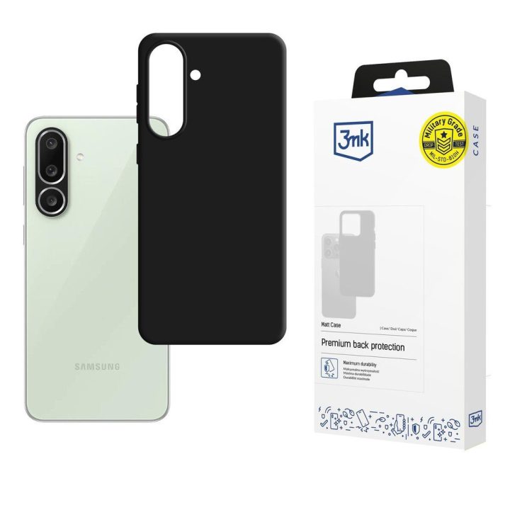 Dėklas Samsung Galaxy M56 3mk Matt Case juodas