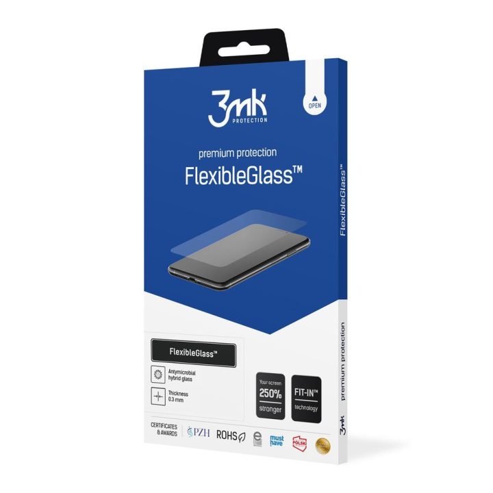 Hibridinis stiklas 3mk FlexibleGlass v2.0 Apple iPhone 16 Pro