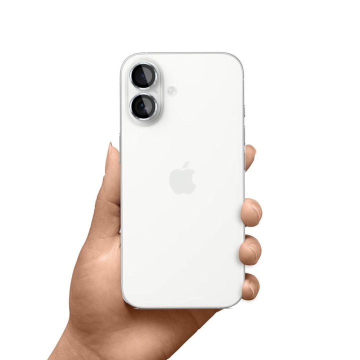 Sidabro spalvos apsauginis stiklas 3mk Lens Protection Pro iPhone 17 kamerai