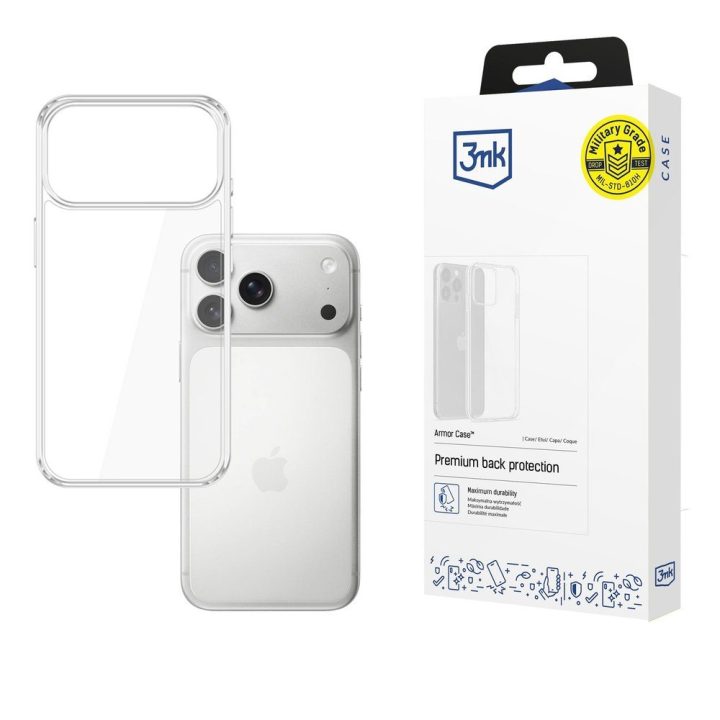 Skaidrus dėklas 3mk Armor Case Apple iPhone 17 Pro Max telefonui