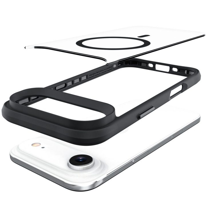 3mk Satin Armor MagCase dėklas iPhone 17 Air telefonui, baltas