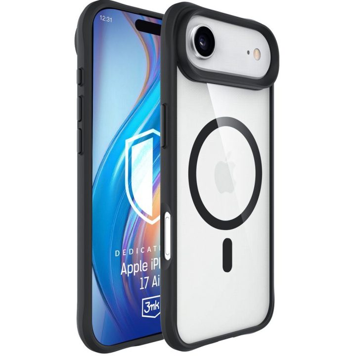 3mk Satin Armor MagCase dėklas iPhone 17 Air telefonui, baltas