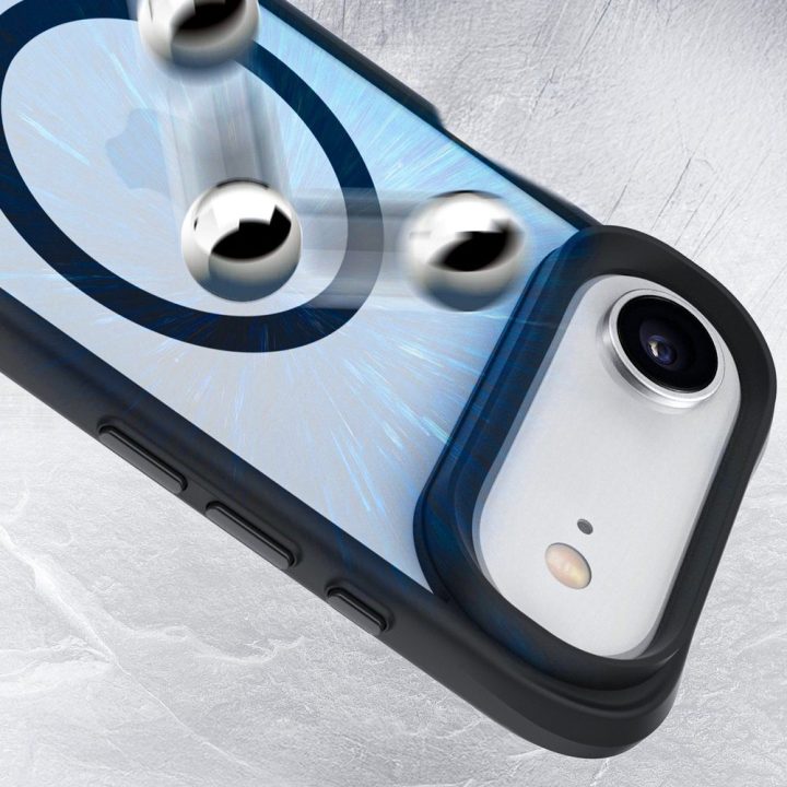 3mk Satin Armor MagCase dėklas iPhone 17 Air telefonui, baltas