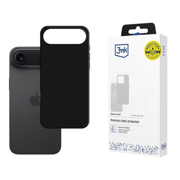 Silikoninis dėklas iPhone 17 Air – juodas