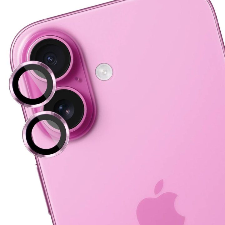 Apsauginis grūdintas stiklas iPhone 17 kamerai, violetinis