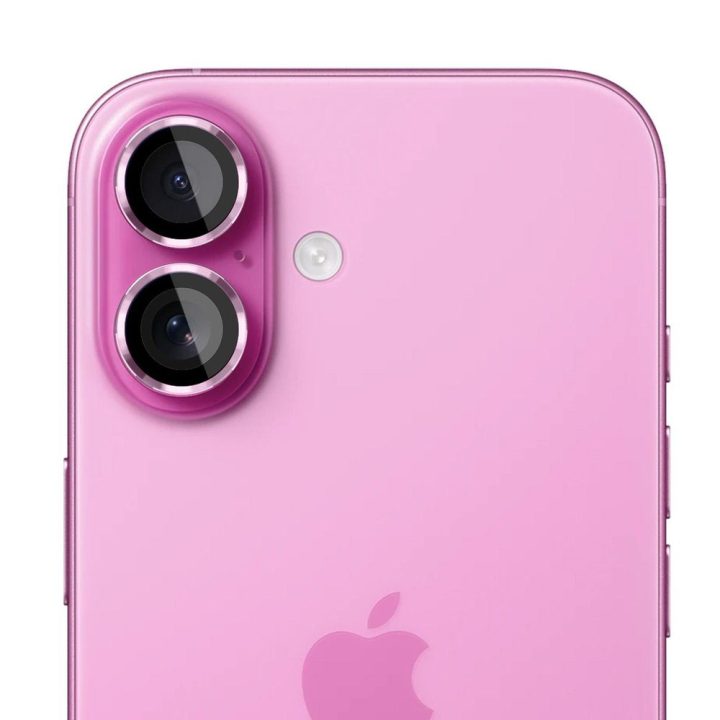 Apsauginis grūdintas stiklas iPhone 17 kamerai, violetinis