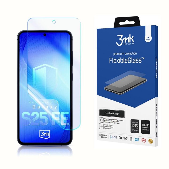 3mk FlexibleGlass hibridinis stiklas Samsung Galaxy S25 FE