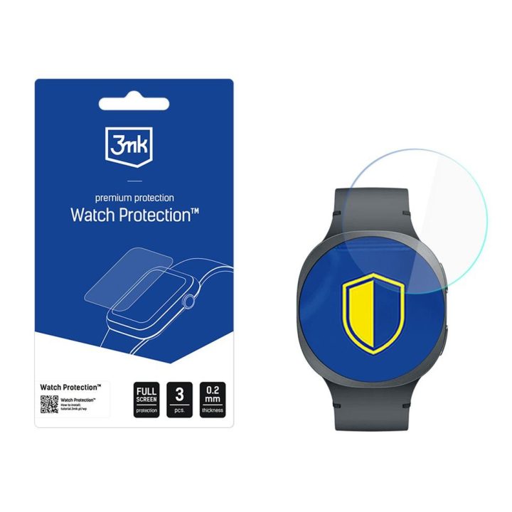 Apsauginis stiklas Samsung Galaxy Watch 8 44 mm, 3 vnt.