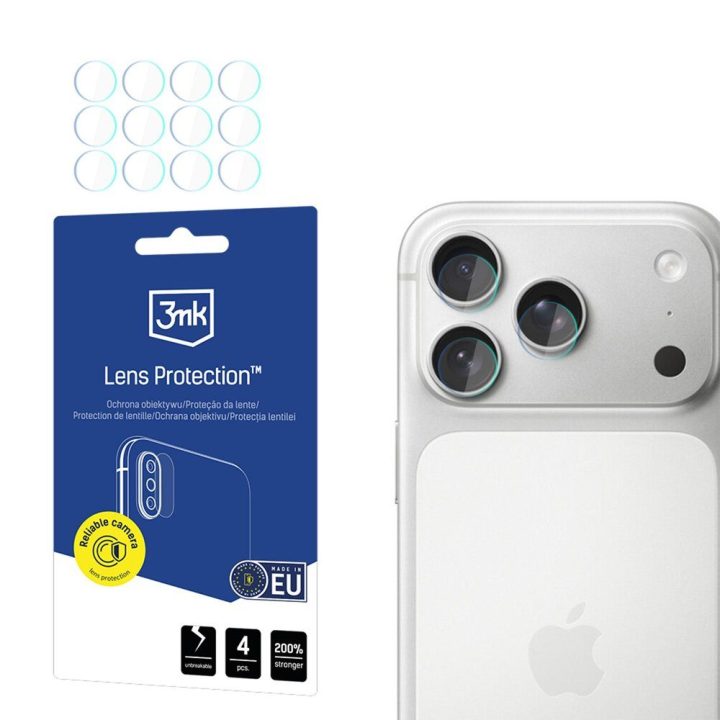 3mk Lens Protection apsauginis hibridinis stiklas Apple iPhone 17 Pro kamerai