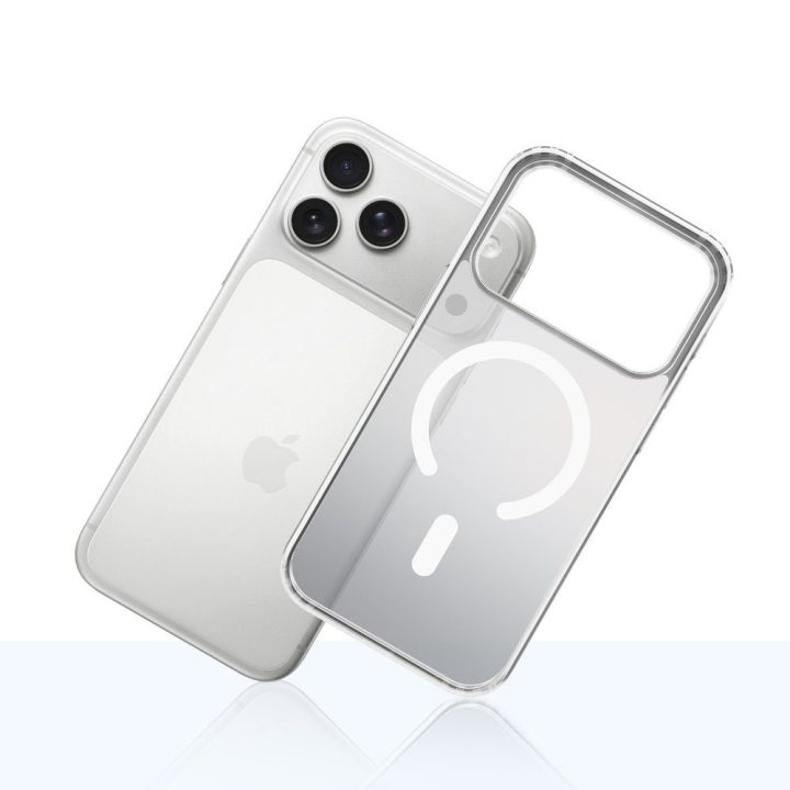 Baltas dėklas 3mk Frosty MagCase iPhone 17 Pro telefonui
