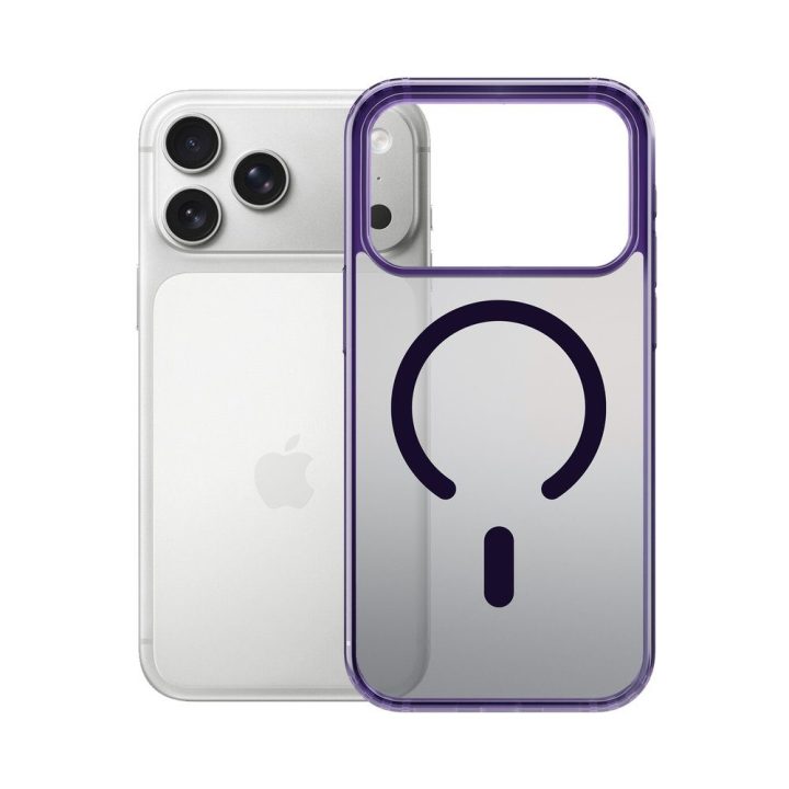 Violetinis dėklas iPhone 17 Pro 3mk Frosty MagCase
