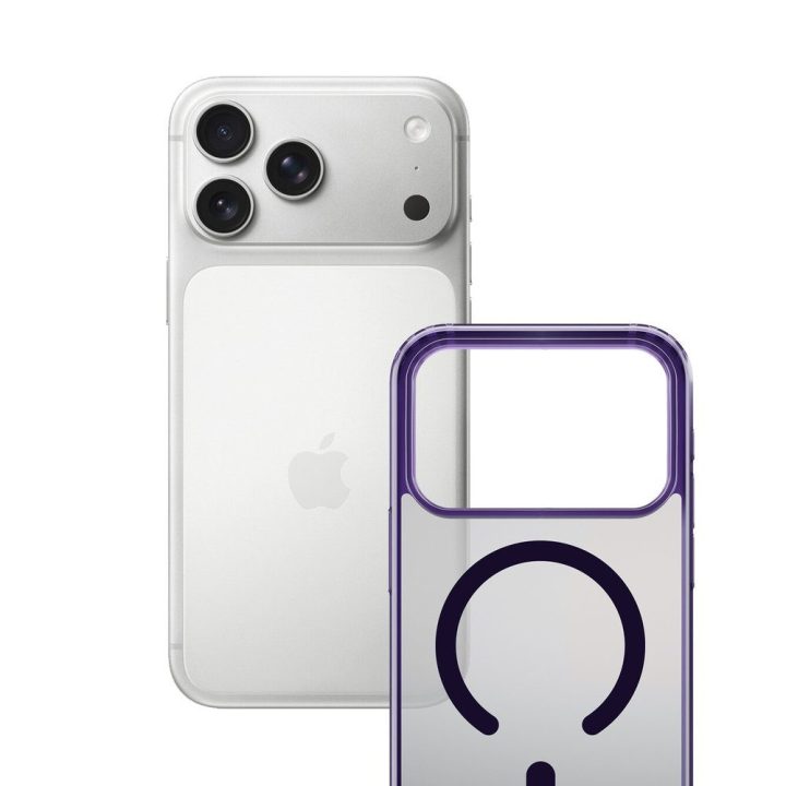 Violetinis dėklas iPhone 17 Pro 3mk Frosty MagCase