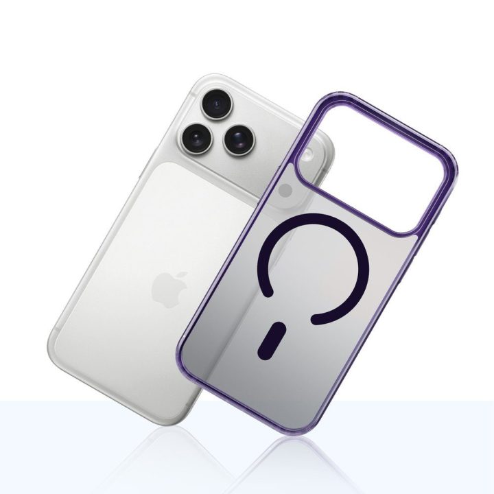 Violetinis dėklas iPhone 17 Pro 3mk Frosty MagCase