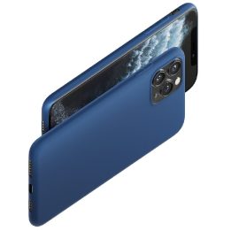 Telefono dėklas 3mk Matt Case iPhone 12 Pro Max, matinės mėlynos spalvos