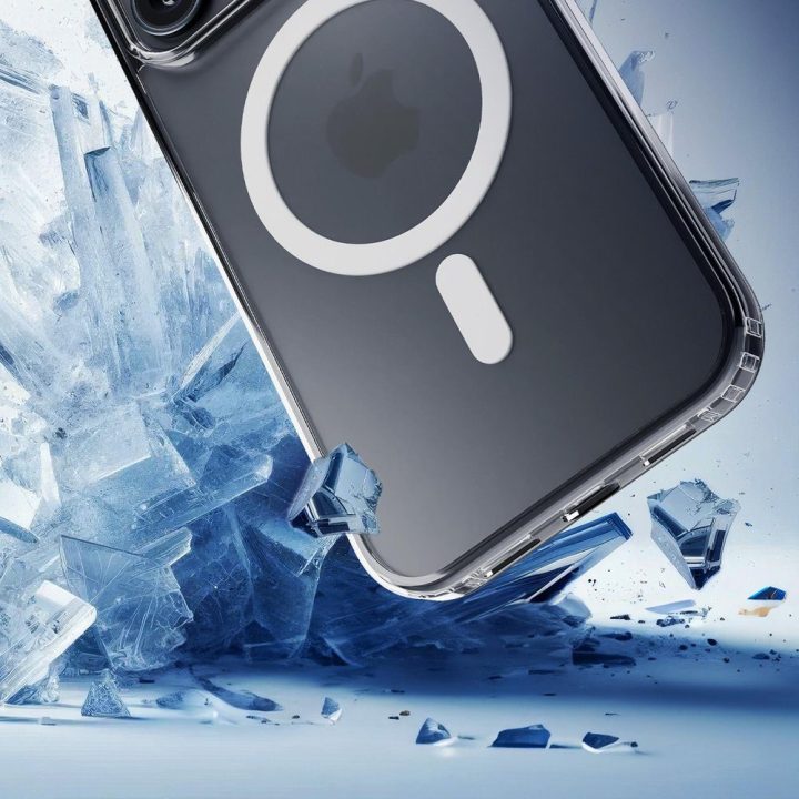 Balta 3mk Frosty MagCase dėklas iPhone 17