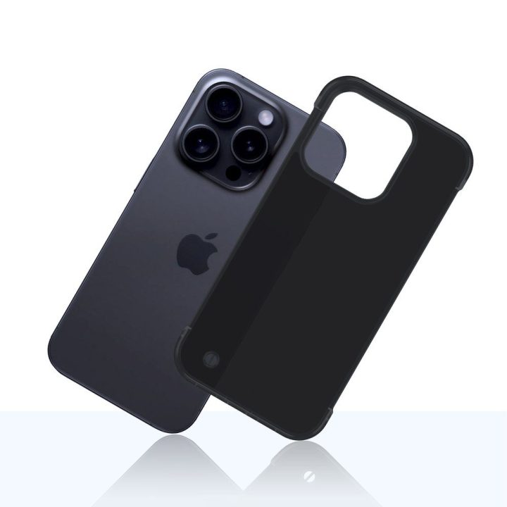 Juodas dėklas iPhone 16 Pro 3mk Just20g Matt Case