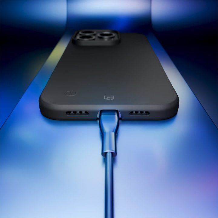 Juodas dėklas iPhone 16 Pro 3mk Just20g Matt Case