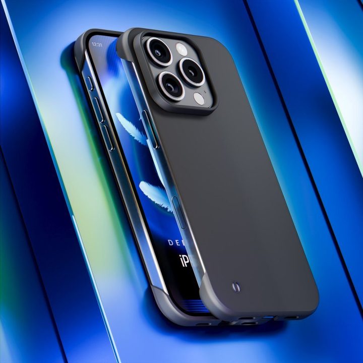 Juodas dėklas iPhone 16 Pro 3mk Just20g Matt Case
