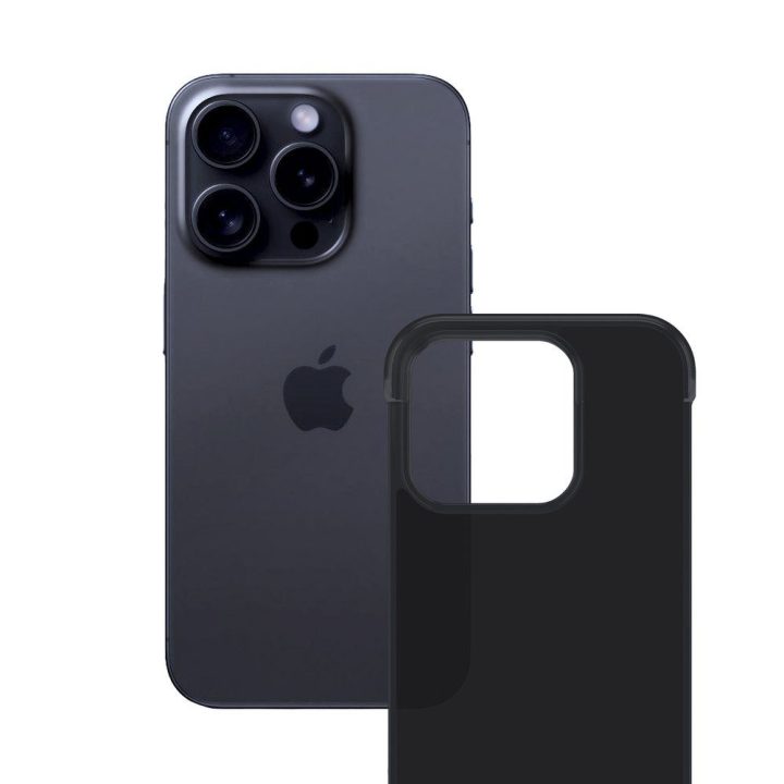 Juodas dėklas iPhone 16 Pro 3mk Just20g Matt Case