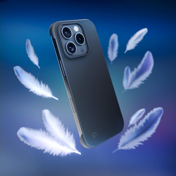 Juodas dėklas iPhone 16 Pro 3mk Just20g Matt Case