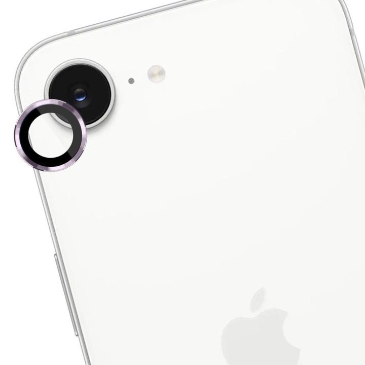 Violetinis apsauginis stiklas iPhone 16e kamerai 3mk Lens Protection Pro